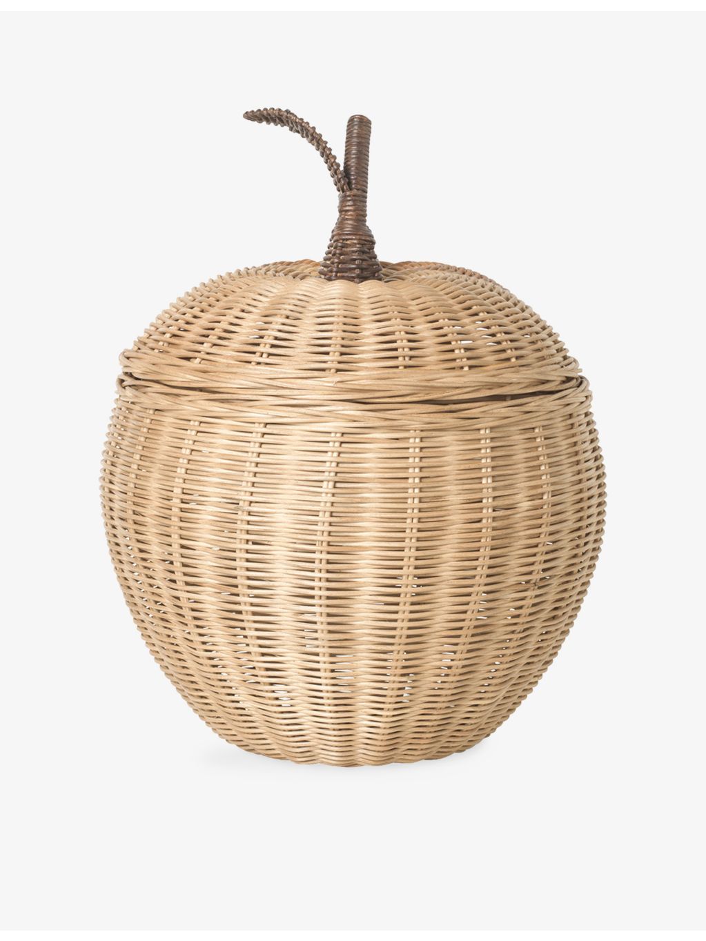 ferm LIVING large apple design rattan storage basket, UK version