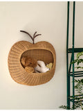 ferm LIVING apple braided rattan wall storage, imported from the UK