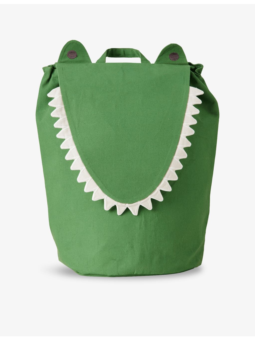ferm LIVING crocodile embroidered cotton storage (British brand)