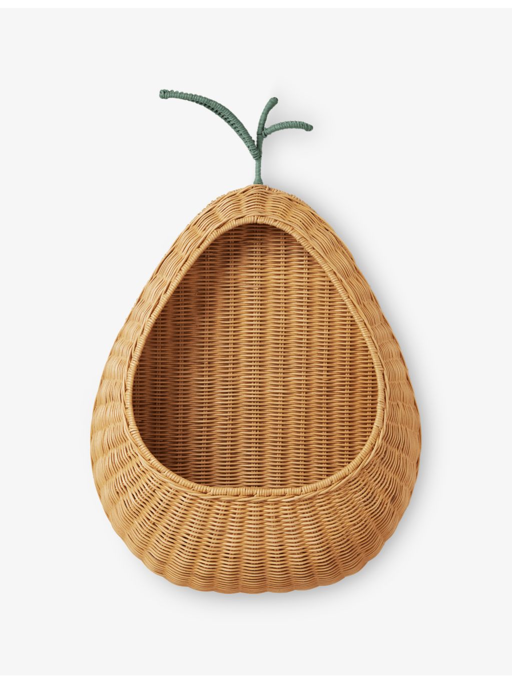 ferm LIVING pear braided rattan wall storage 68cm, imported from the UK