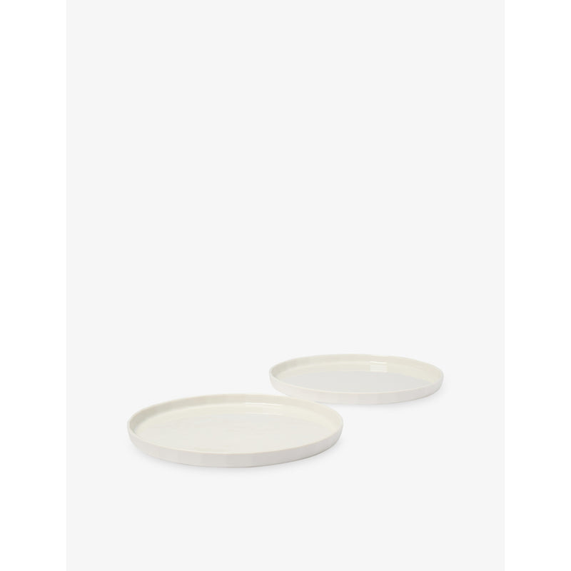 Conran Shop Fade porcelain dinner plates set of two 25cm, UK version