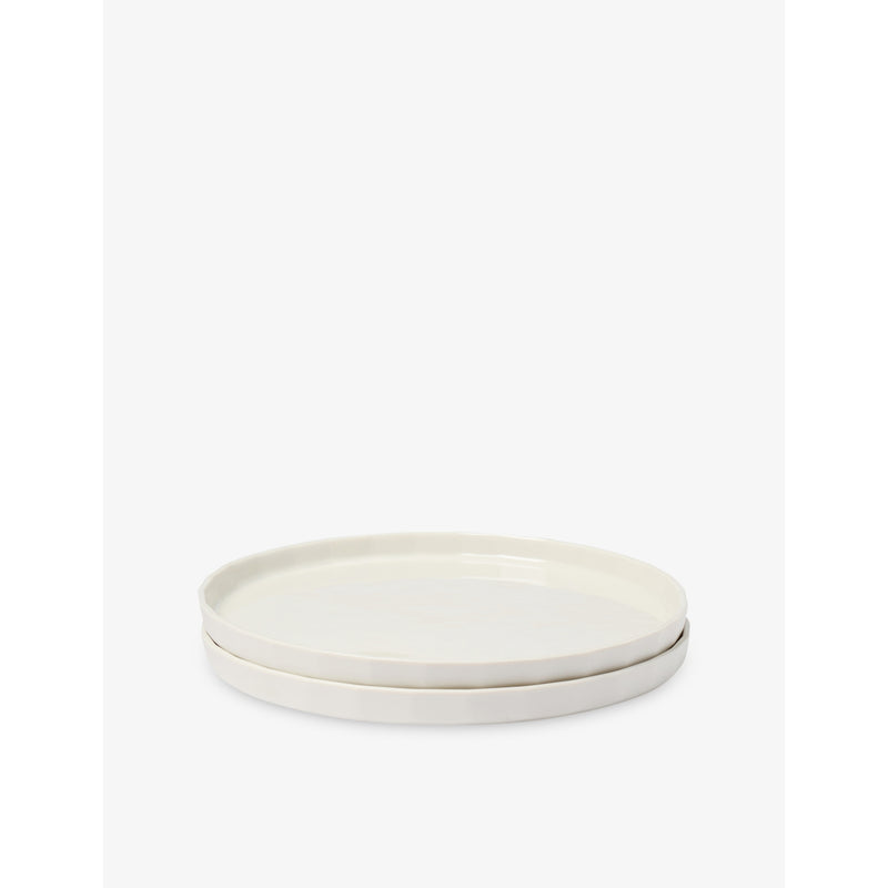 Conran Shop Fade porcelain dinner plates set of two 25cm, UK version