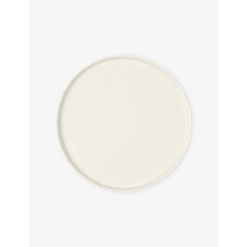Fade Set of Two Porcelain Dinner Plates 25cm - CACAO