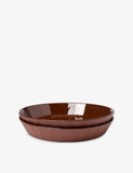 The Conran Shop Fade set of two deep porcelain plates 22cm (British brand)