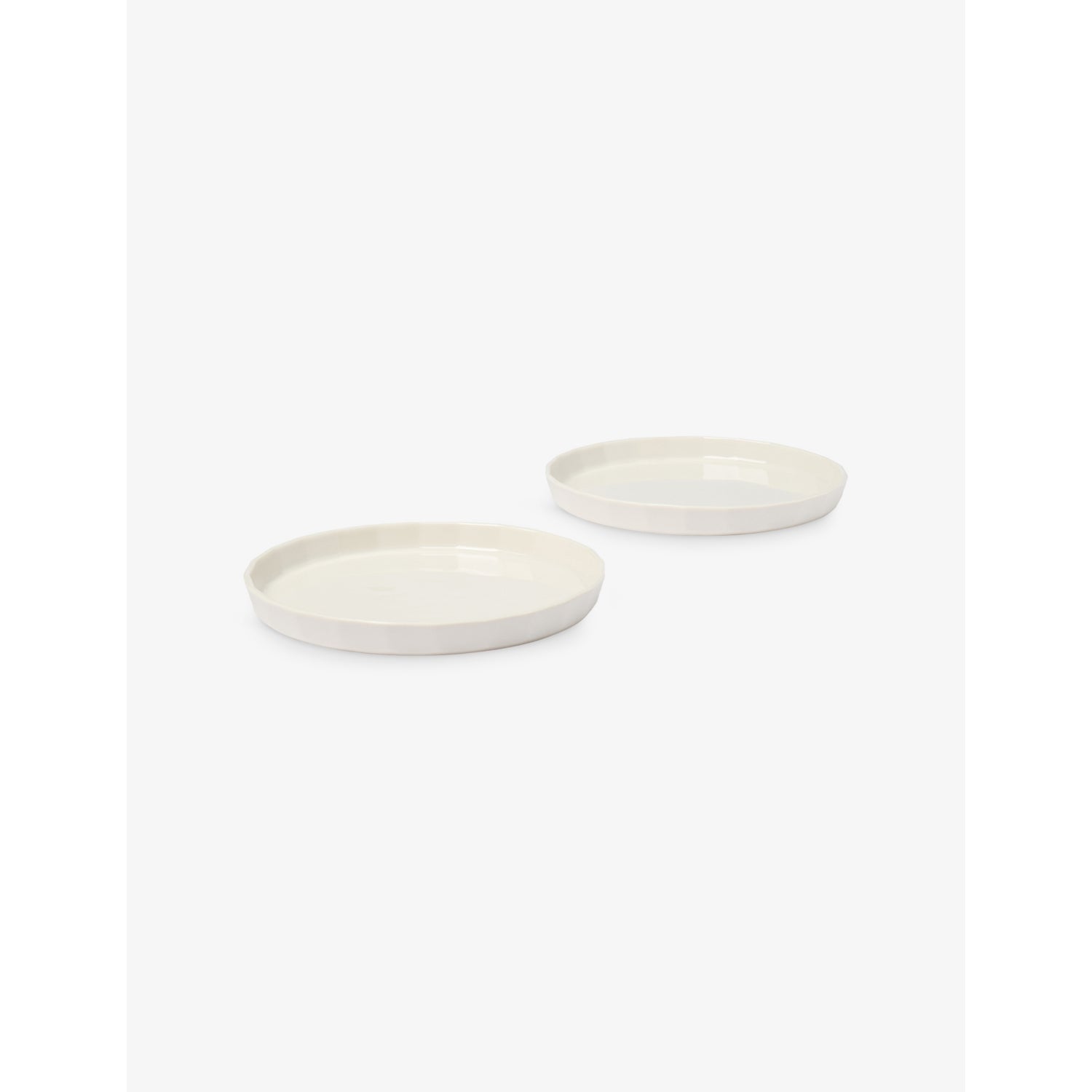 The Conran Shop Fade porcelain side plates 17cm, imported from the UK