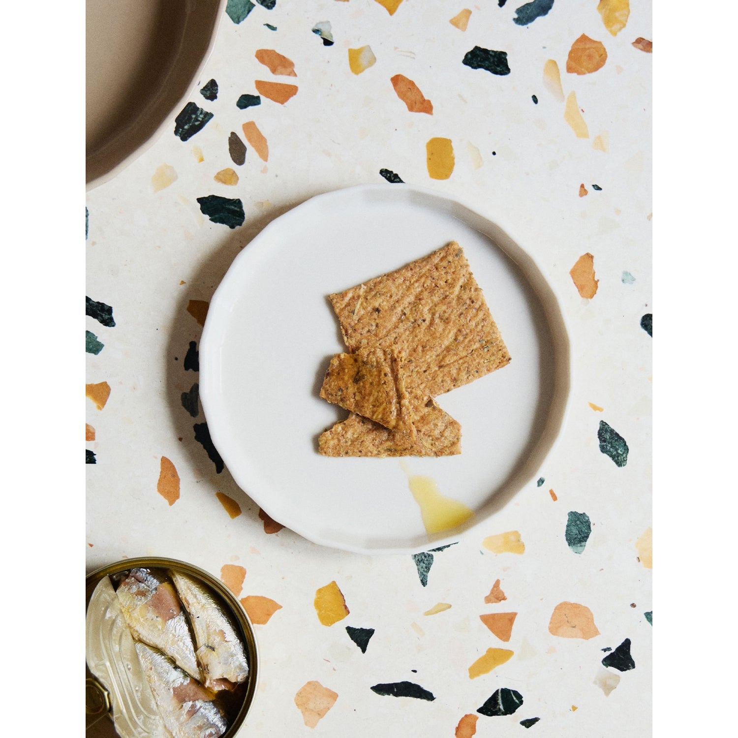 The Conran Shop Fade porcelain side plates 17cm, imported from the UK