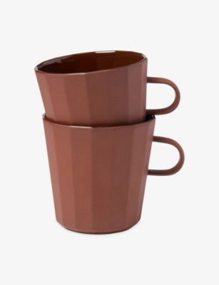 The Conran Shop Fade porcelain mugs 8.5cm, imported from the UK