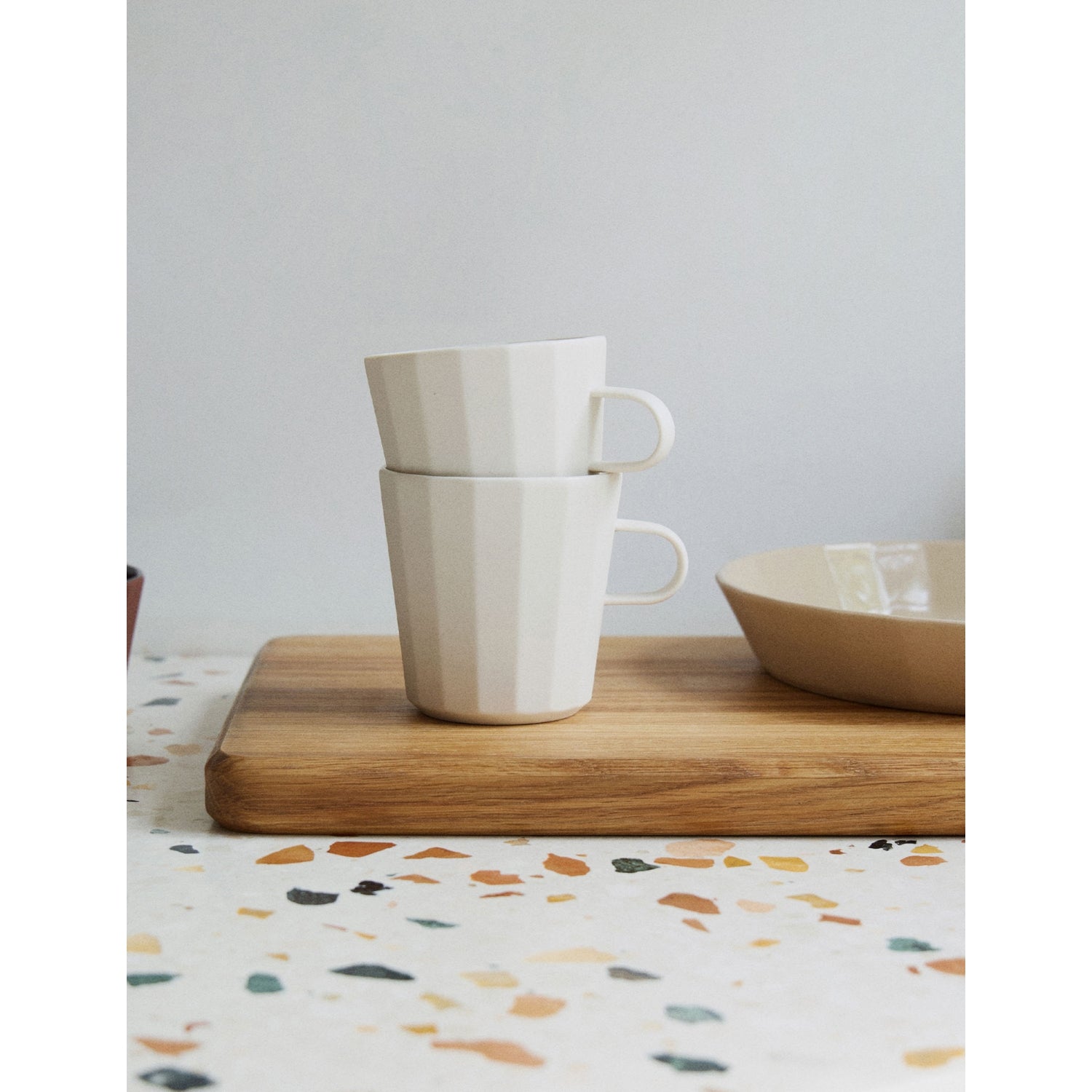 The Conran Shop Fade porcelain mugs 8.5cm, imported from the UK