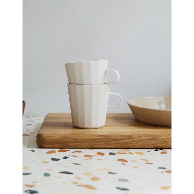 The Conran Shop Fade porcelain mugs 8.5cm, imported from the UK