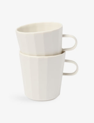 The Conran Shop Fade Set of Two Porcelain Mugs 8.5cm