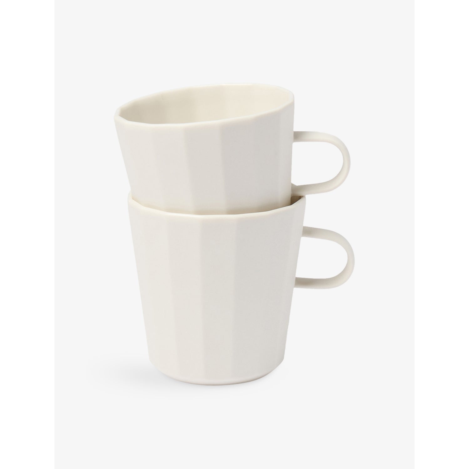 Fade Set of Two Porcelain Mugs 8.5cm - CACAO