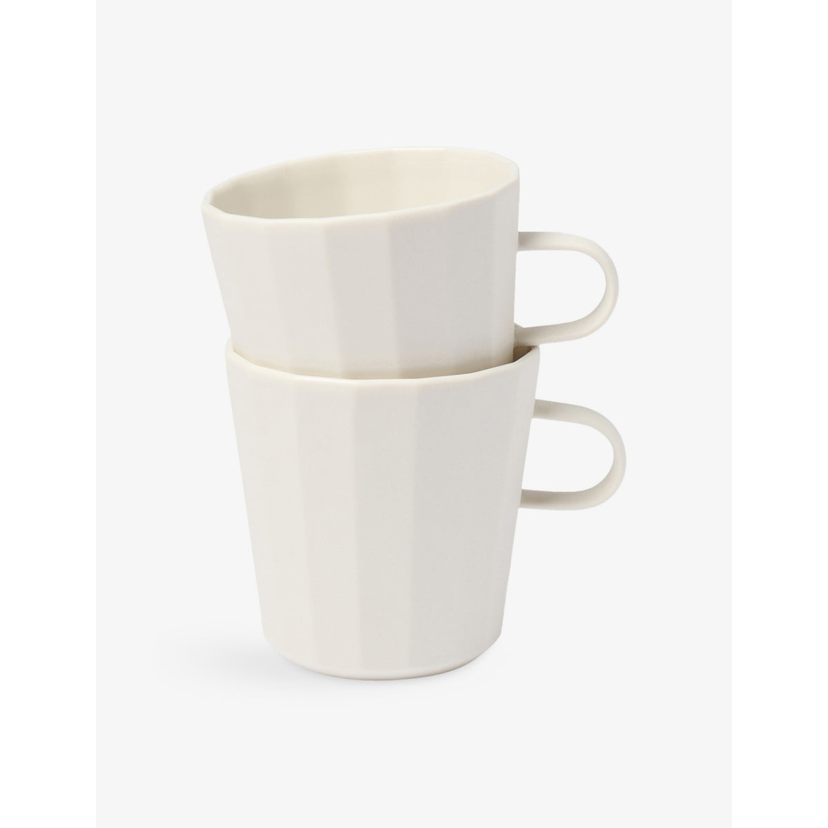 Fade Set of Two Porcelain Mugs 8.5cm - CACAO