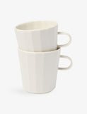 The Conran Shop Fade Set of Two Porcelain Mugs 8.5cm