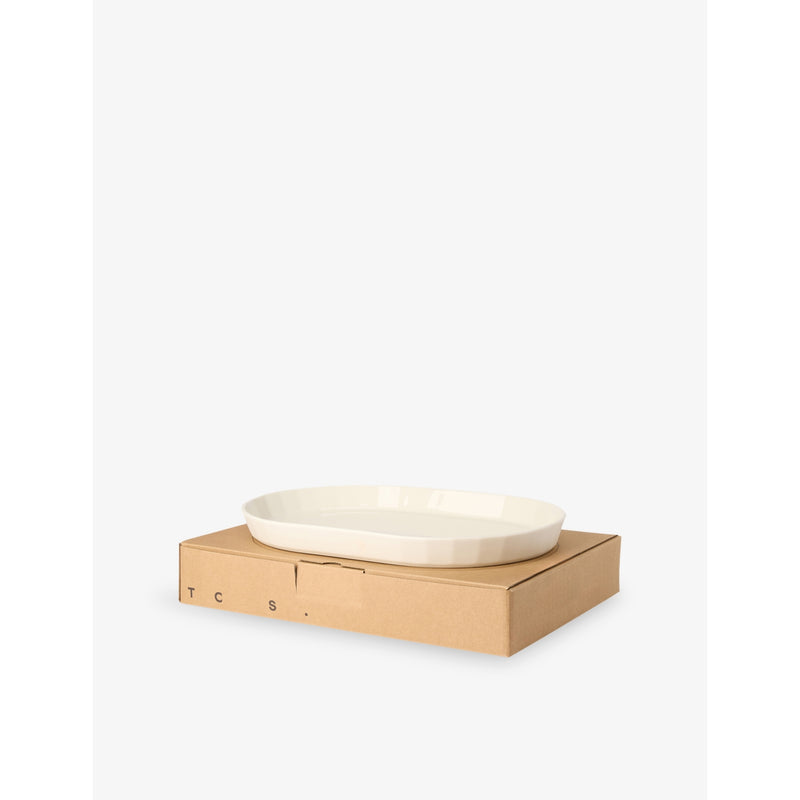 The Conran Shop Fade oval porcelain platter 32cm - British product