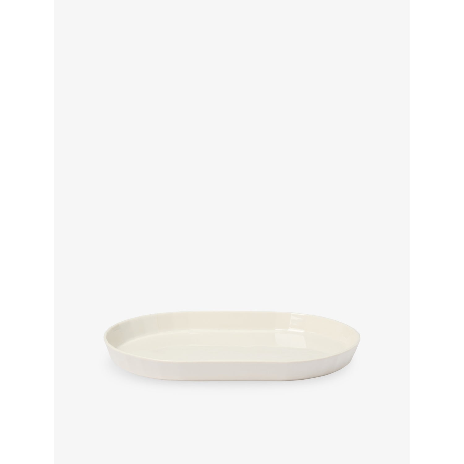 Fade Oval Porcelain Platter 32cm - CACAO