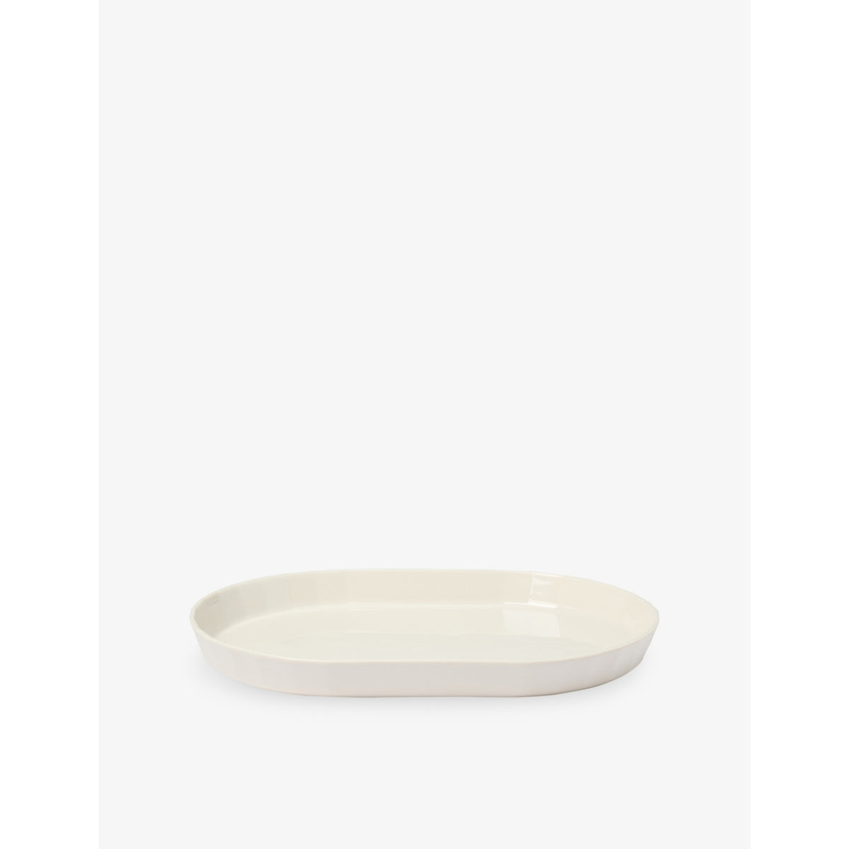 Fade Oval Porcelain Platter 32cm - CACAO