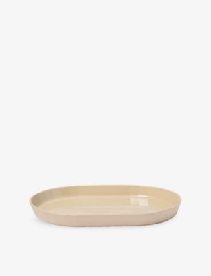 The Conran Shop Fade oval porcelain platter 32cm - British product