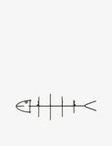 The Conran Shop steel fish hook wall hanger 60cm, UK version