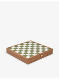 The Conran Shop Milos Olivine wooden chess set 40cm - British product