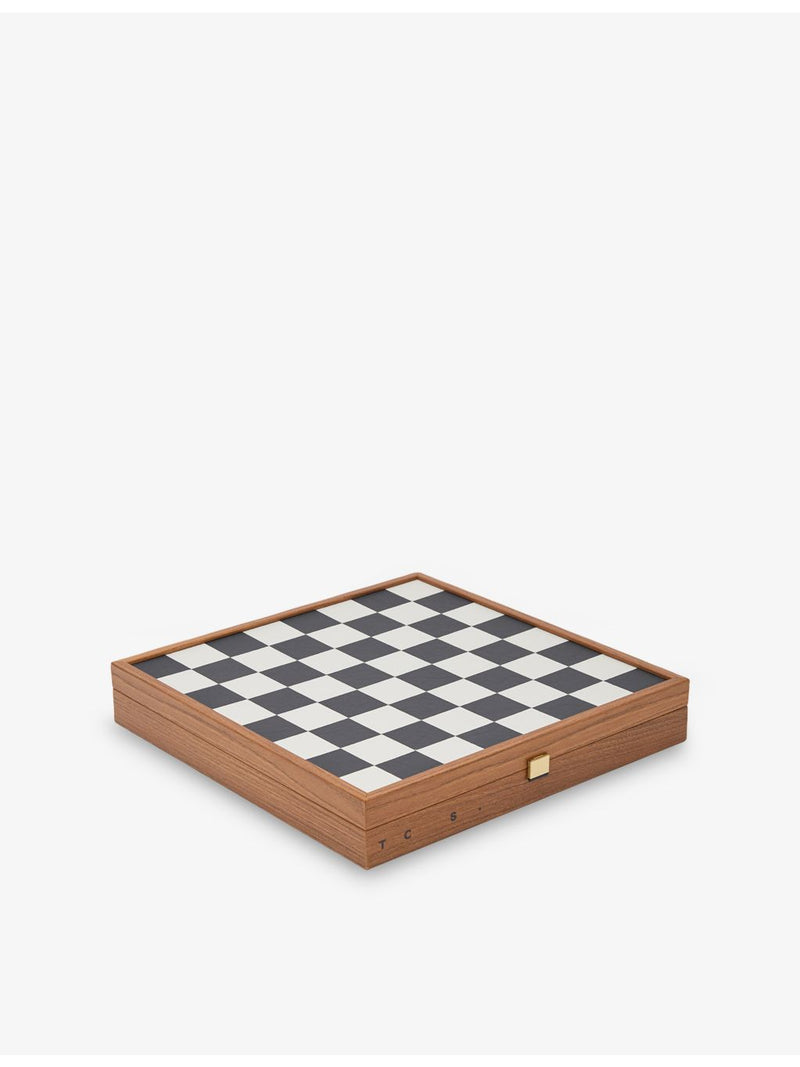 Milos wooden chess board game set 40cm - British product