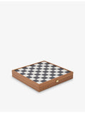 Milos wooden chess board game set 40cm - British product
