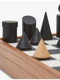 Milos wooden chess board game set 40cm - British product