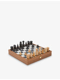 Milos wooden chess board game set 40cm - British product