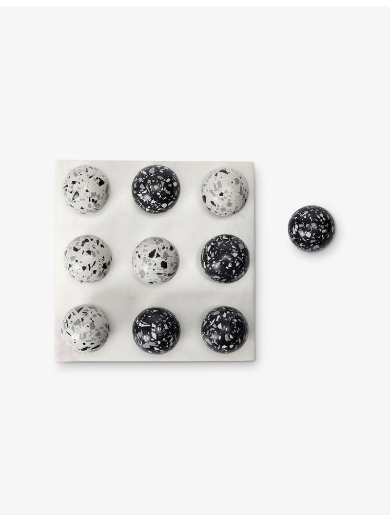 The Conran Shop Pietra tic tac toe stone game 25cm, UK version