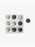 The Conran Shop Pietra tic tac toe stone game 25cm, UK version