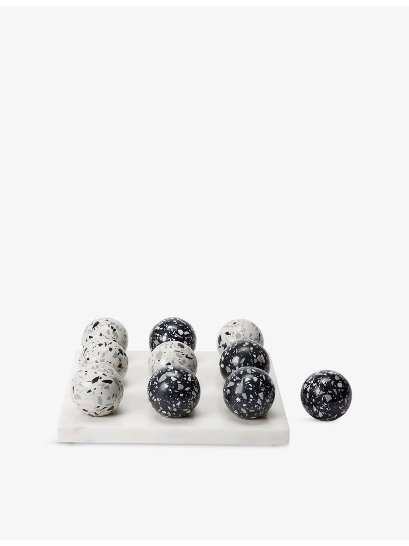 The Conran Shop Pietra tic tac toe stone game 25cm, UK version