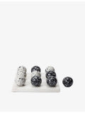 The Conran Shop Pietra tic tac toe stone game 25cm, UK version