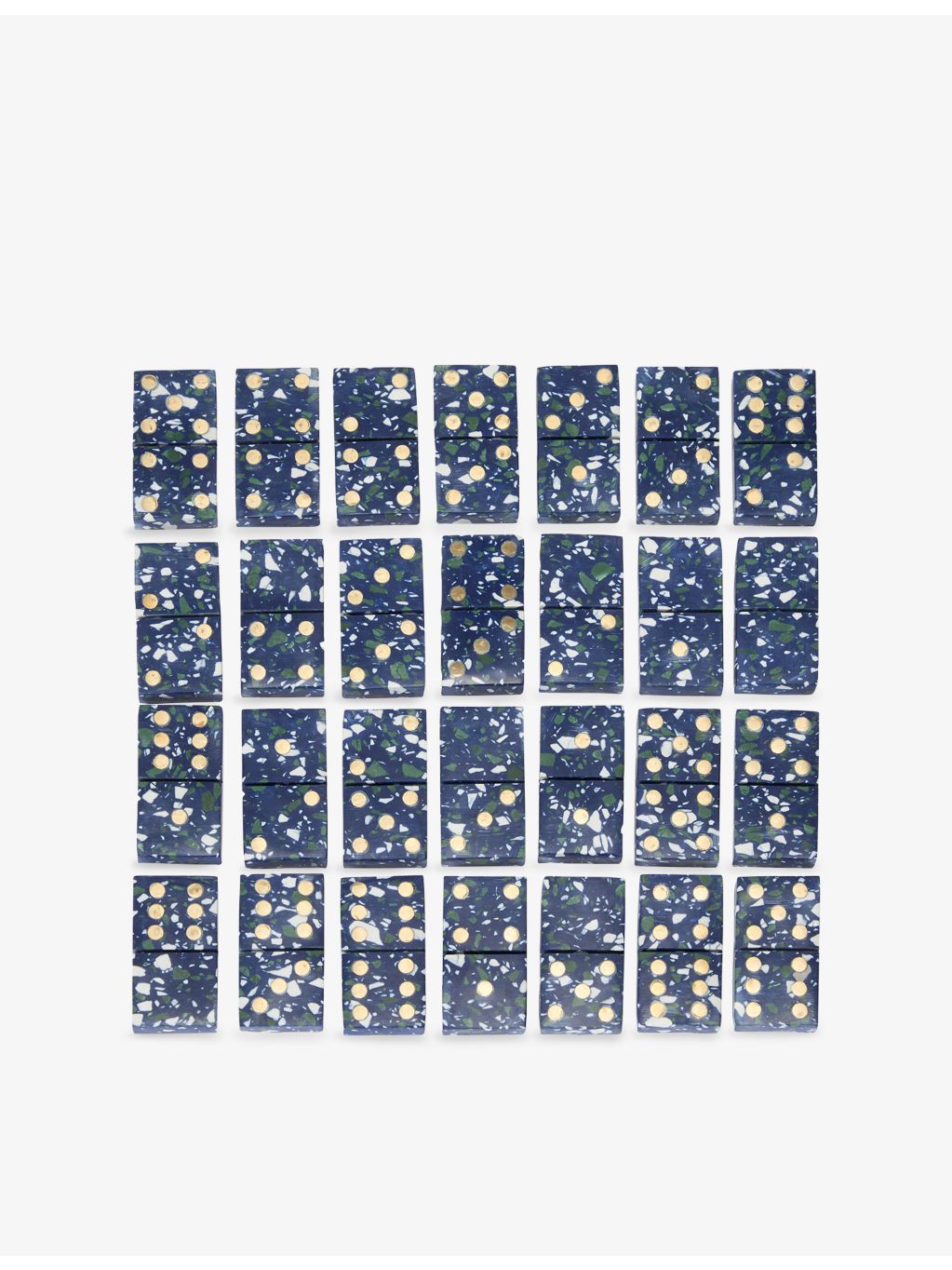 The Conran Shop engineered stone dominoes game 28-piece - British product