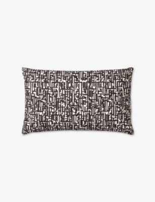 The Conran Shop Quinn rectangle cotton cushion 30x50cm, imported from the UK