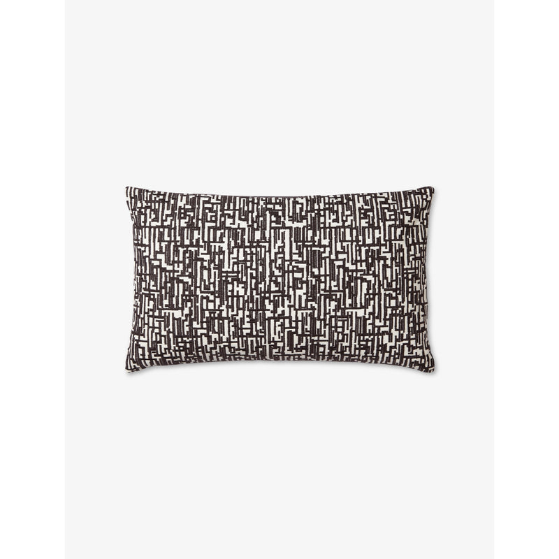 Quinn Rectangle Cotton Cushion - CHARCOAL