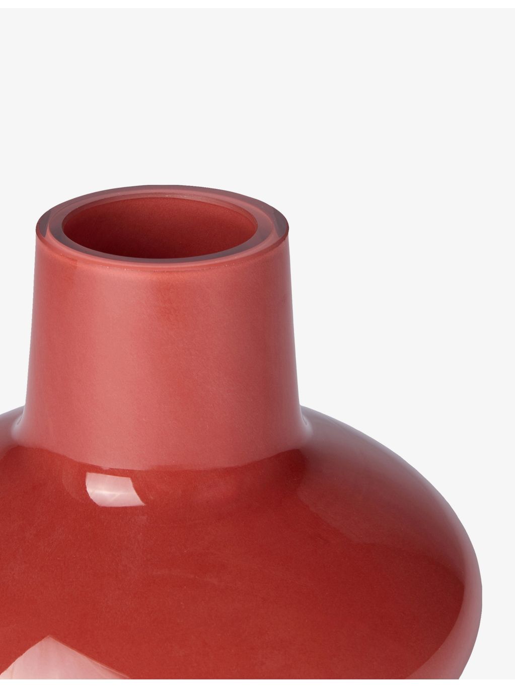 The Conran Shop Form Cherry mini glass vase 12cm, UK version