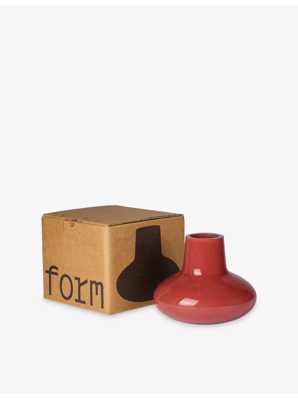 The Conran Shop Form Cherry mini glass vase 12cm, UK version