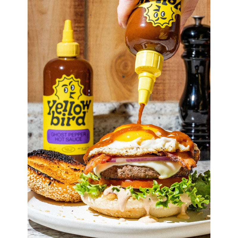 Yellowbird ghost pepper hot sauce 278g, imported from the UK