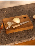 Woodsea brand-embossed wooden chopping board 33cm x 22cm - British product