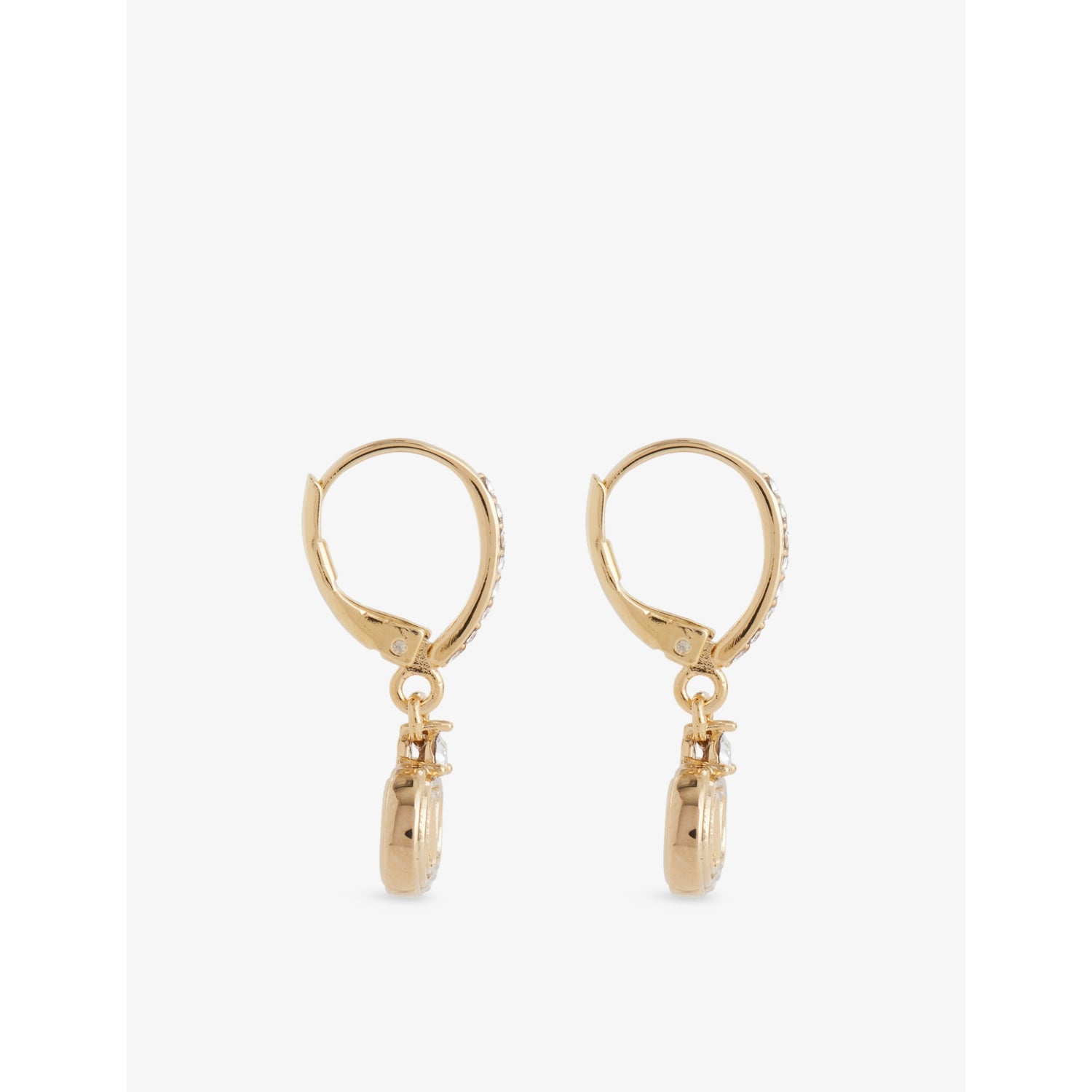 Valentino Garavani Vlogo crystal drop earrings 2.5cm - British product