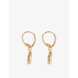 Valentino Garavani Vlogo crystal drop earrings 2.5cm - British product