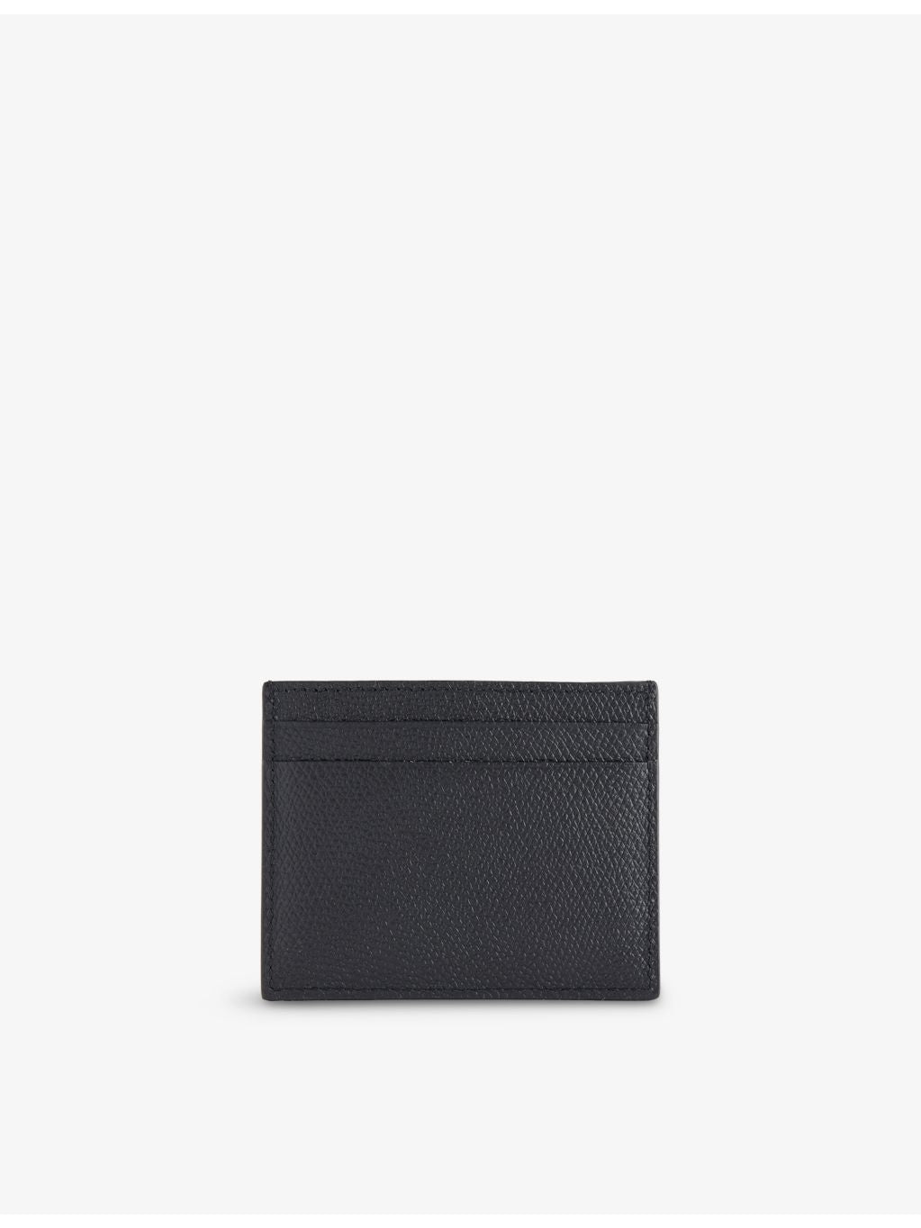 Valentino Garavani VLogo Signature leather card holder with gold hardware (British brand)