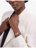 Bvlgari 18ct rose-gold mother-of-pearl cuff bracelet, imported from the UK