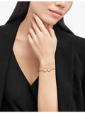 Bvlgari 18ct rose-gold mother-of-pearl cuff bracelet, imported from the UK