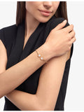 Bvlgari 18ct rose-gold mother-of-pearl cuff bracelet, imported from the UK