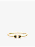 Bvlgari 18ct yellow-gold and onyx bracelet (British brand)