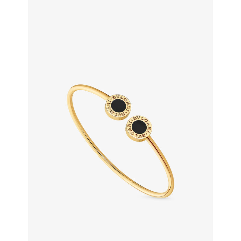 Bvlgari Bvlgari 18ct Yellow-Gold and Onyx Bracelet - 19CM