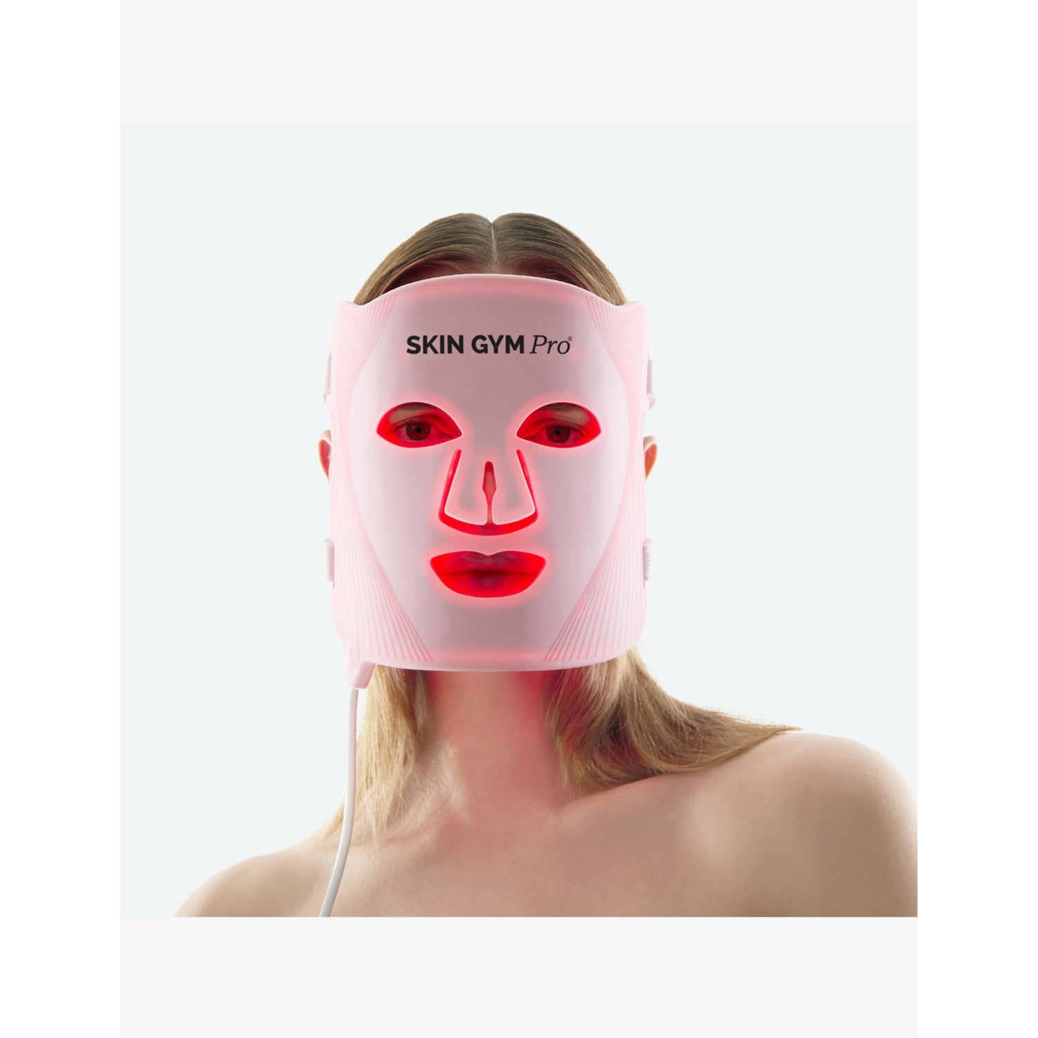Skin Gym LED light therapy mask with red, blue, and near-infrared light - British product