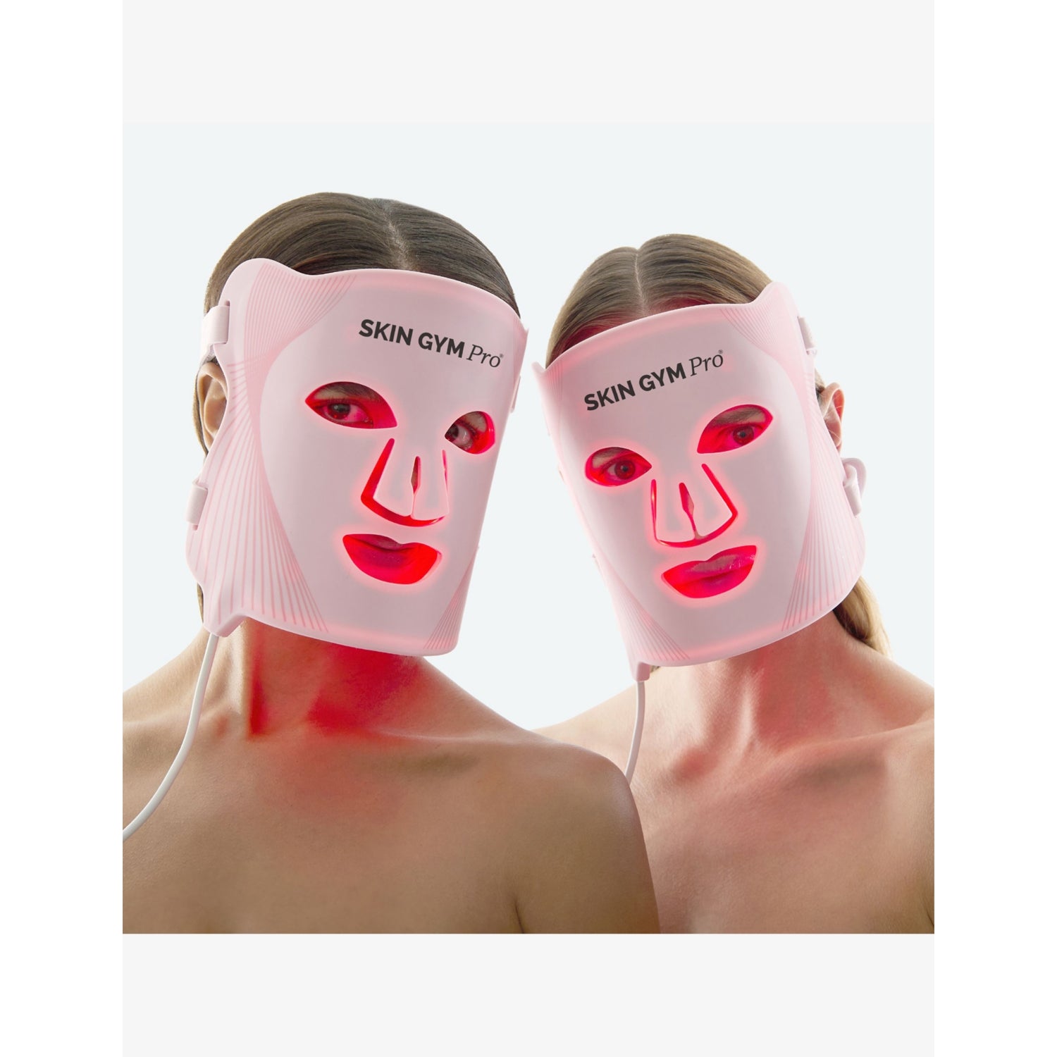 Skin Gym LED light therapy mask with red, blue, and near-infrared light - British product