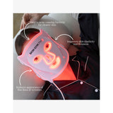 Skin Gym LED light therapy mask with red, blue, and near-infrared light - British product