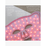Skin Gym LED light therapy mask with red, blue, and near-infrared light - British product
